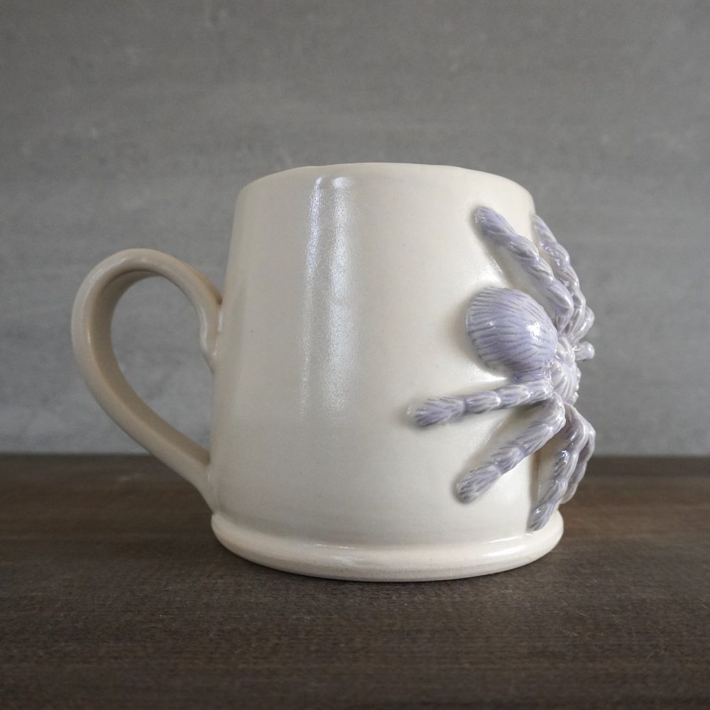Same mug, side and handle view