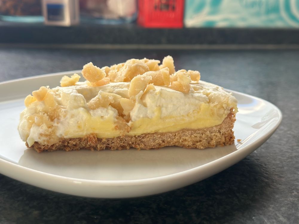 Ein Stück Orangentarte