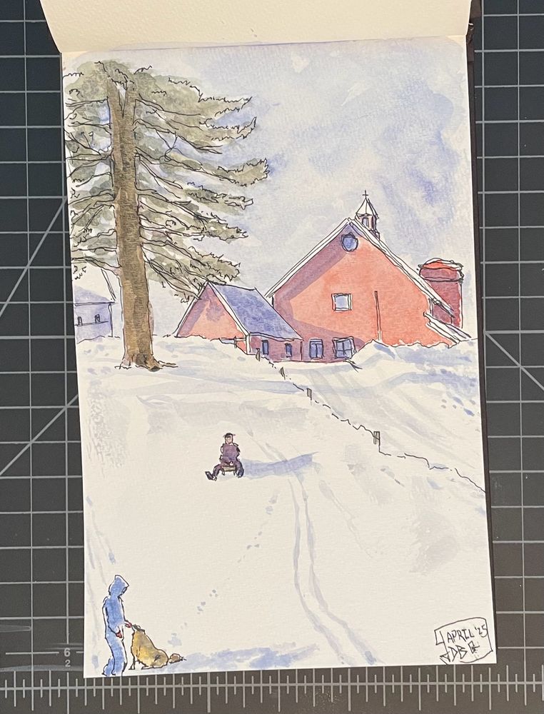 reference photo: old Vermont Life magazine from the 50s