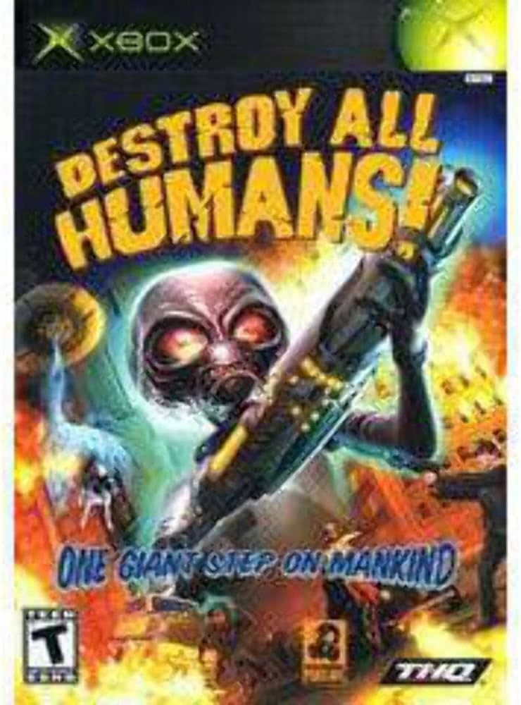 Destroy All Humans! box art for original Xbox