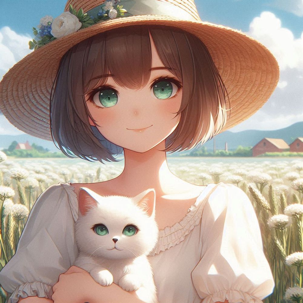 AI生成画, Bing Image Creator, カメラ目線のおふたりさん