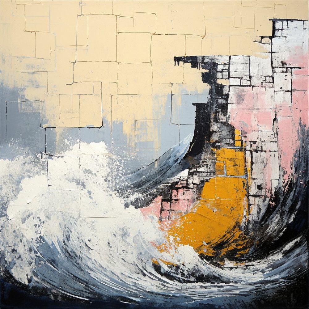 spired by "The Great Wave off Kanagawa", generated by Midjourney