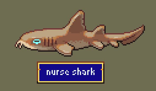 nurse shark pixelart