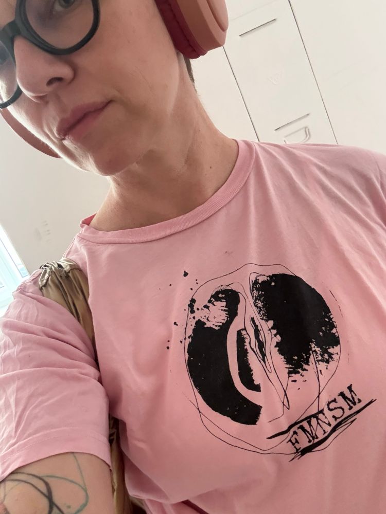 Selfie mit rosa TShirt