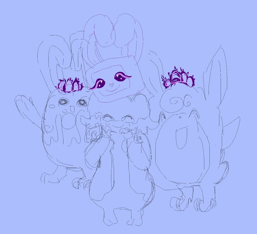 once upon a time...
4 friends lived together