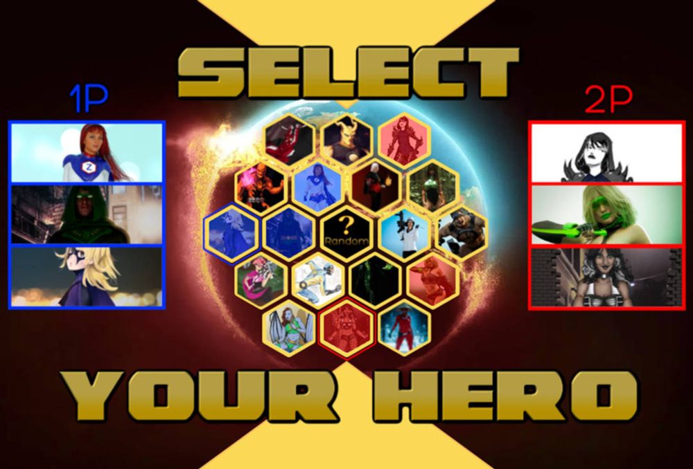 Starverse Super Heroes Character Select Screen by Jyger85 on DeviantArt