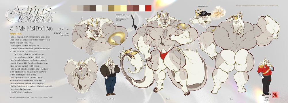 Adrius V4 Reference sheet