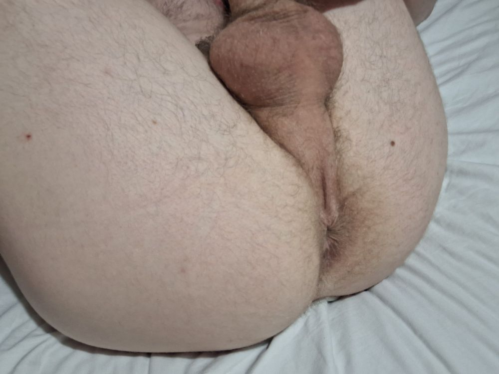 Nude photo of my butt, hole and balls