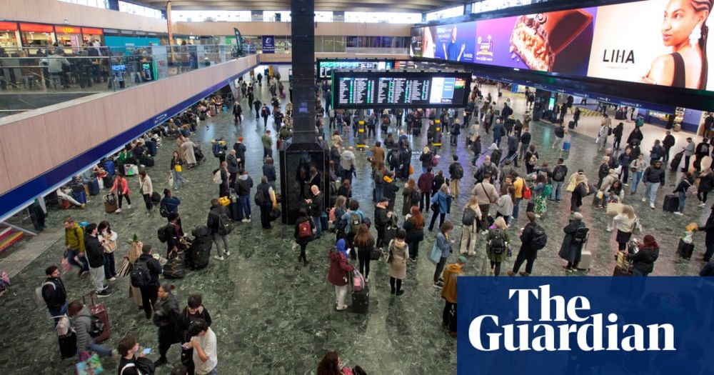 Euston station’s big advertising screens turned off after overcrowding fears