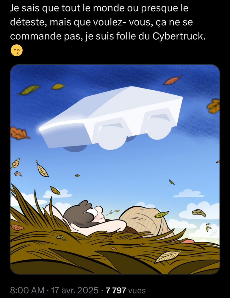 Tweet de Laurel encore + con que ceux de d’habitude. (Pas besoin de développer)