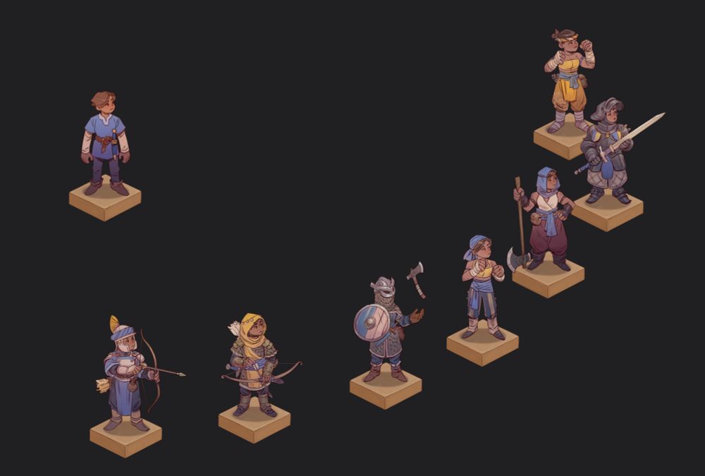 Close up of the Panther, Pugilist, Raider, Ranger, and Rapid fire kits from the last image.