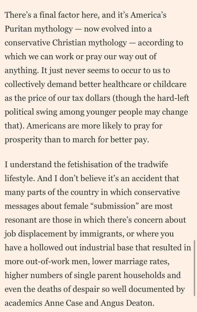 FT piece here https://on.ft.com/42fSaIH The ‘tradwife’ fantasy 