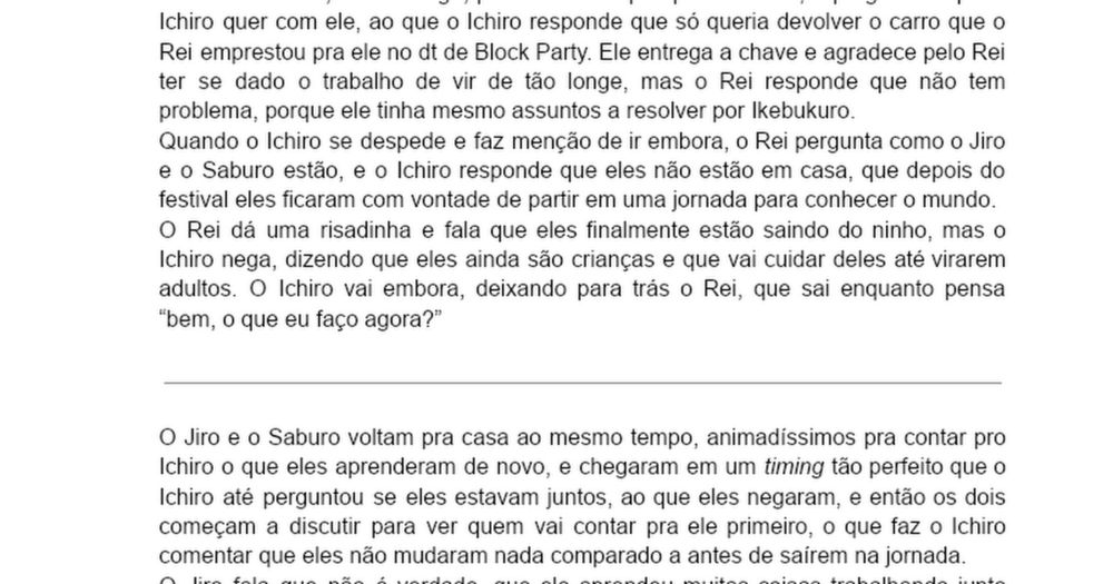 Traduções Hypnosis Mic (por Karen Naomi Aisawa)