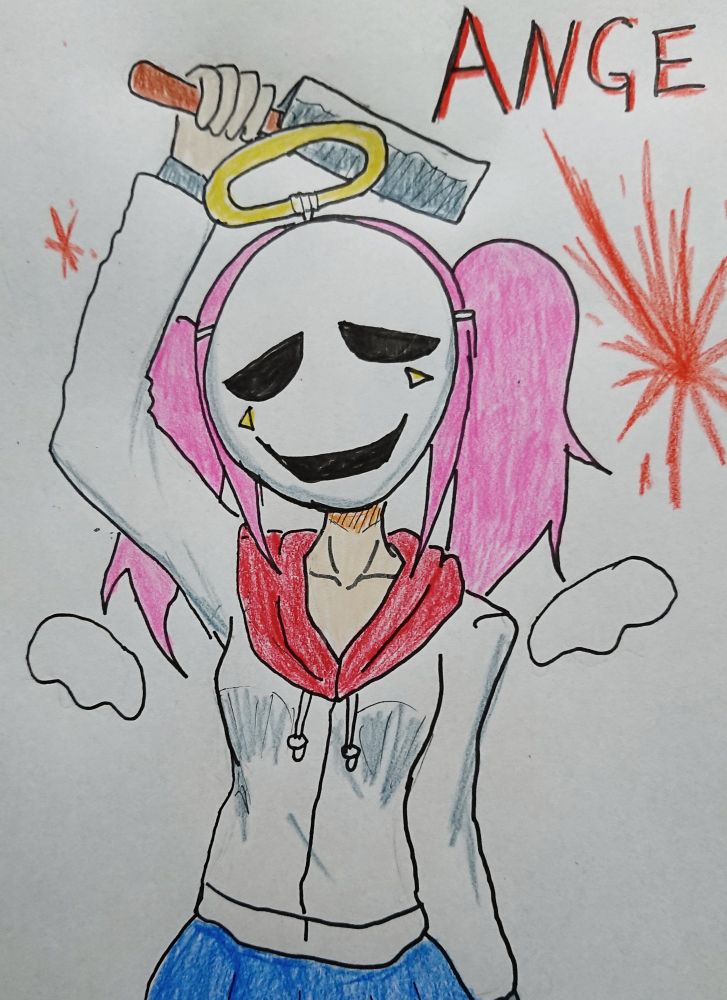 エンジェ∶快楽殺人鬼の記憶から生まれた獄落。女の子。