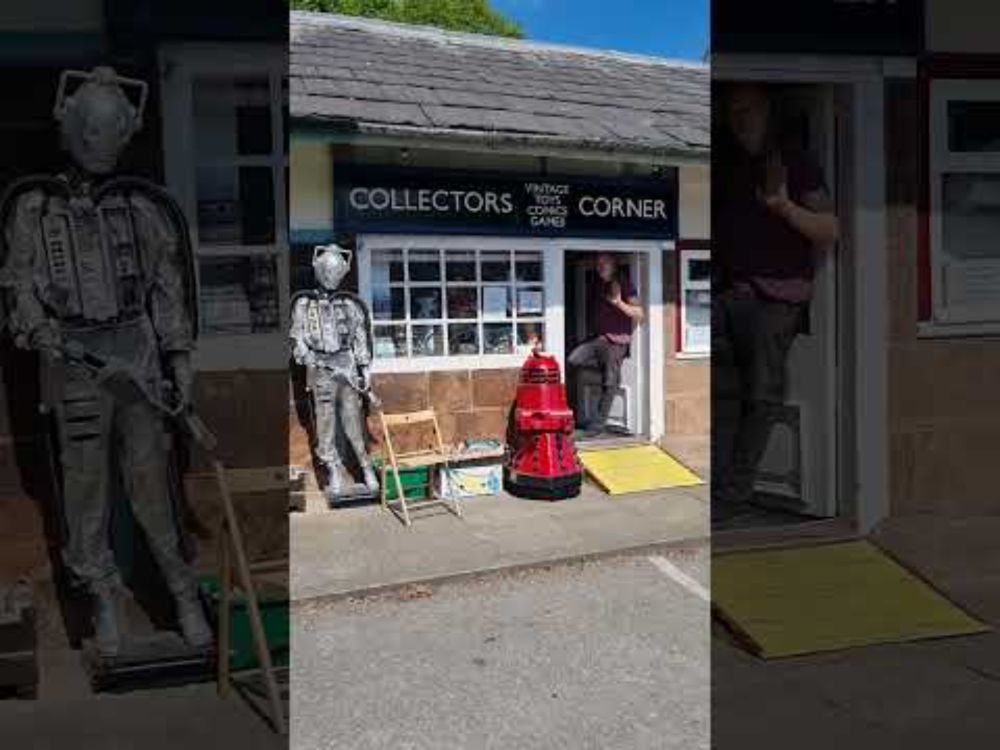 A trip to Cromford always justified by visiting... @IanatCromfordCollectorsCorner #drwho #cromford