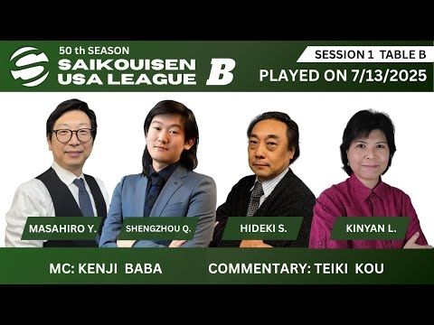 Saikouisen USA B League Day 1 Game 1 Table B (7/13/2025)