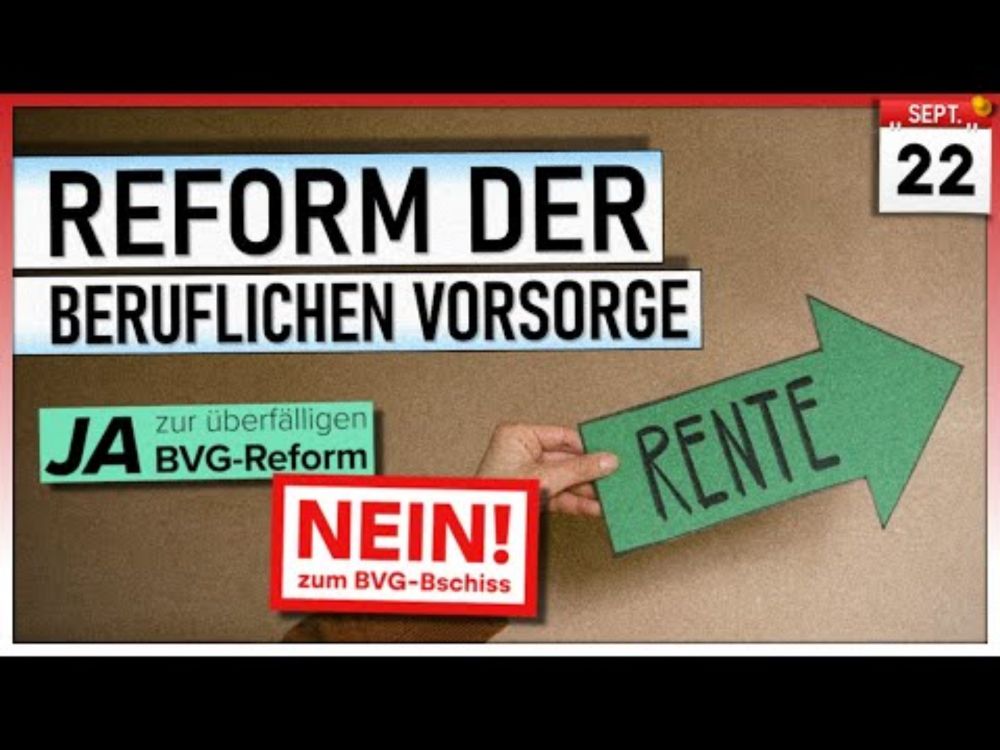 Reform der beruflichen Vorsorge («BVG-Bschiss») | Volksabstimmung, 22. September 2024