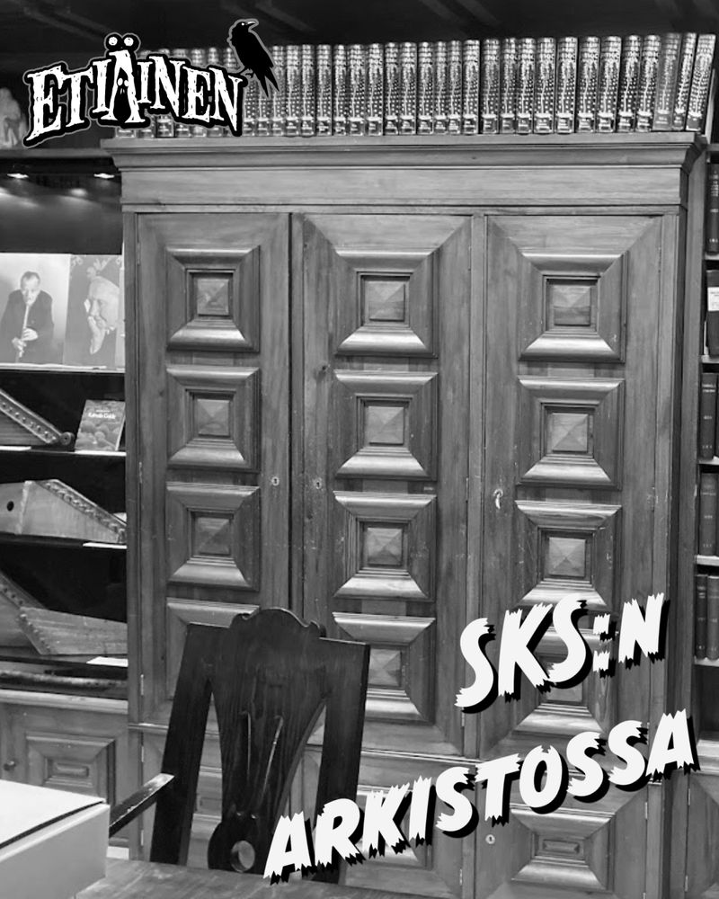 Suomalaisen kirjallisuuden seuran koristeellinen arkistokaappi