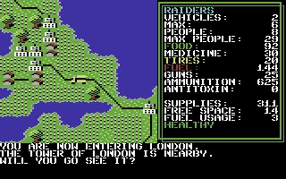 Entering London