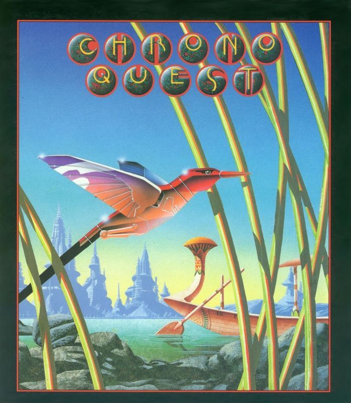 Front cover from the game Chrono Quest for Amiga