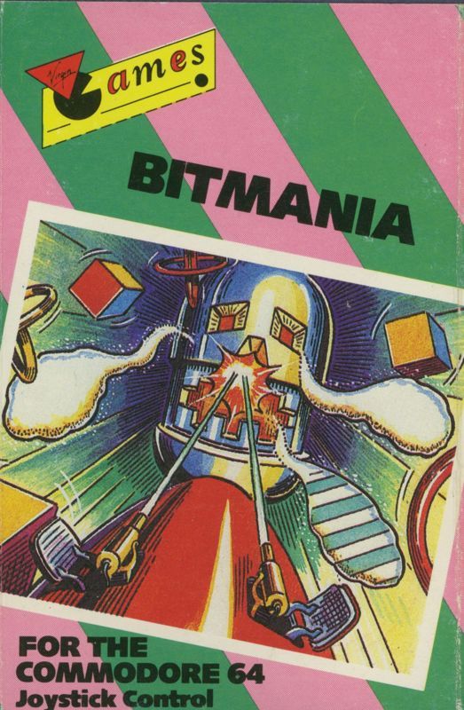 Front cover from the game Bitmania for Commodore 64