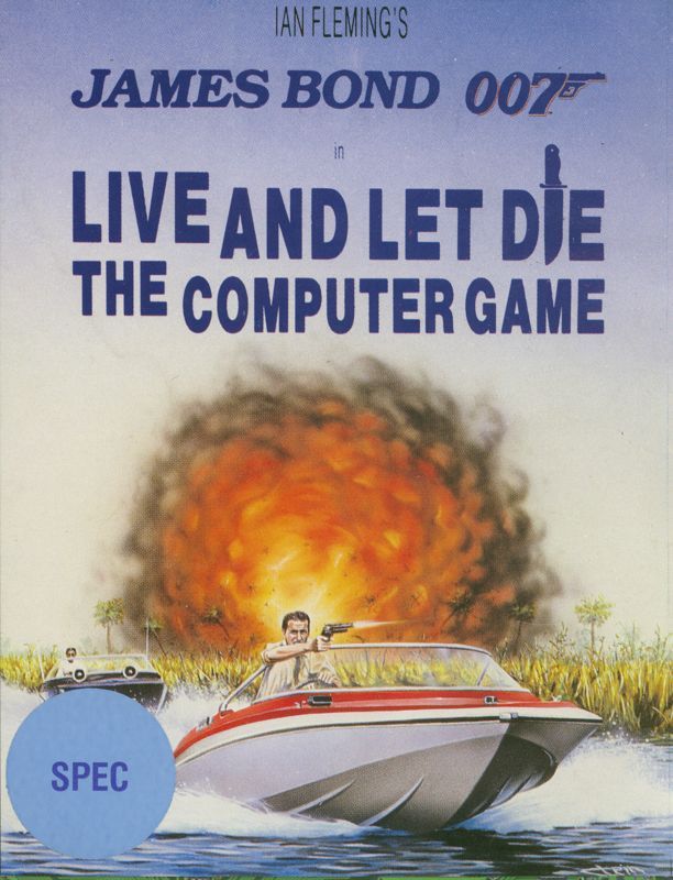 Front cover from the game Ian Fleming's James Bond 007 in Live and Let Die: The Computer Game for ZX Spectrum