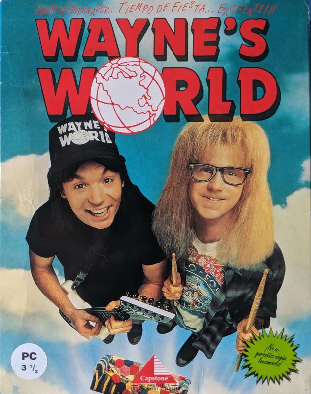 Front cover from the game Wayne's World for DOS