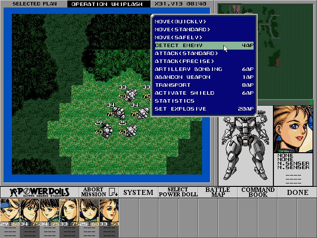 My scout has sacrificed firepower for extra scanning equipment. She can't hit a barn door anyway.