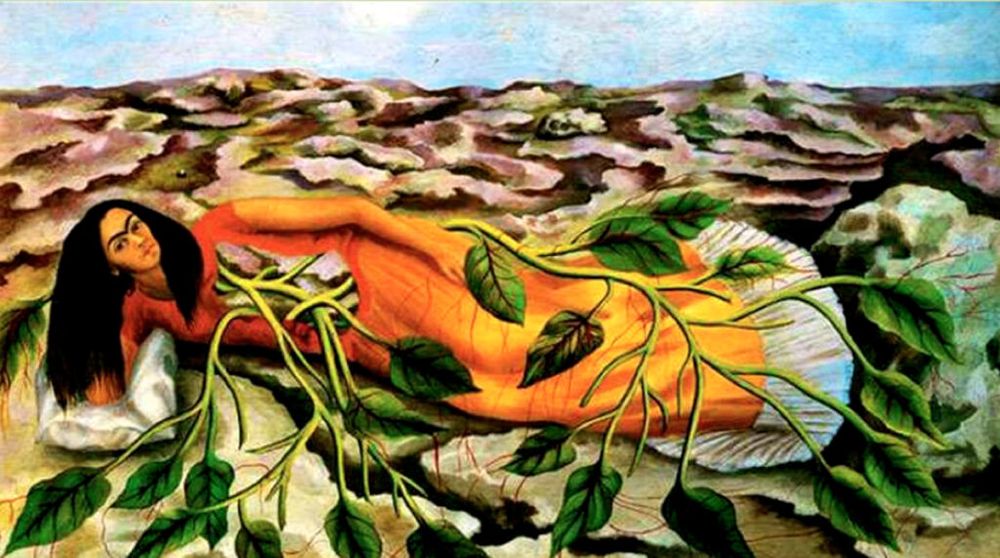 Raíces, 1943. Óleo sobre lienzo, 30 x 50 cms., colección privada.