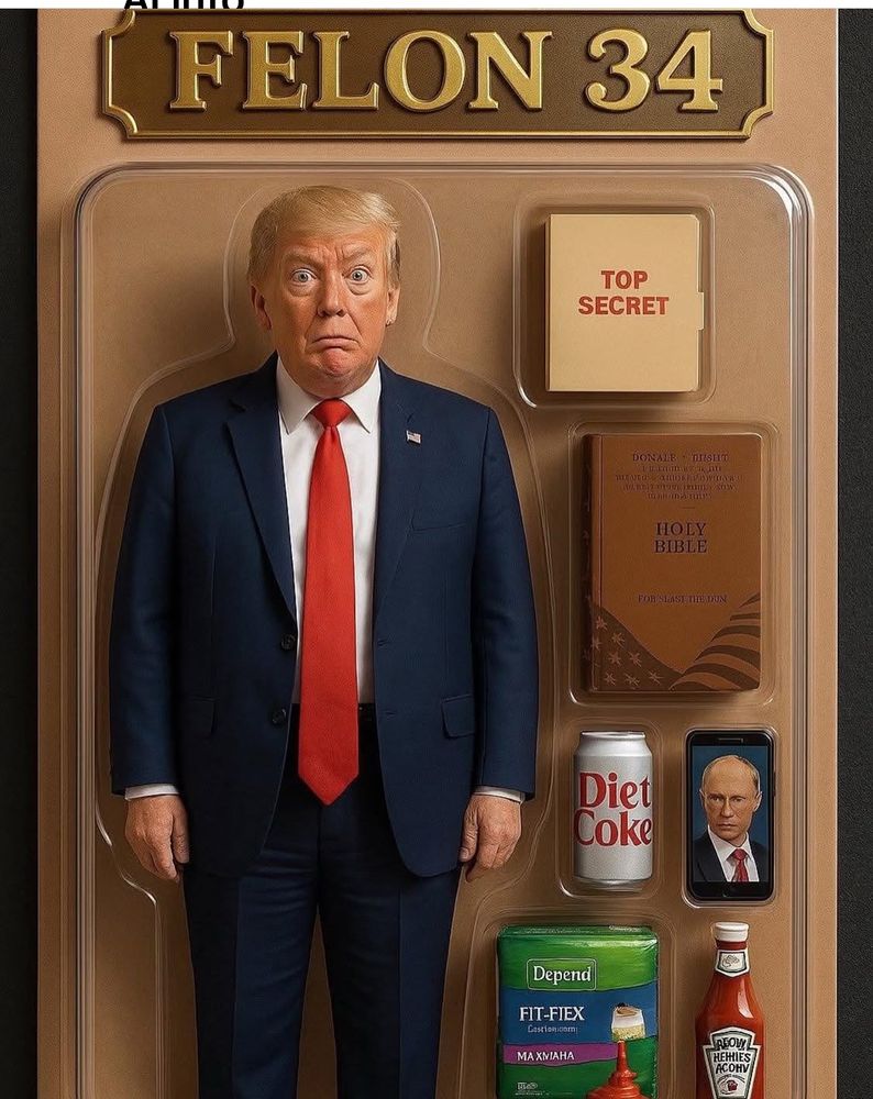 Trump doll with acceasories