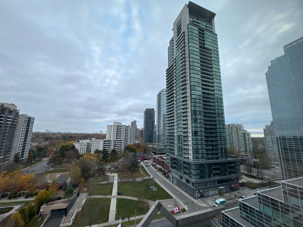 A photo of the view of Toronto from my hotel
