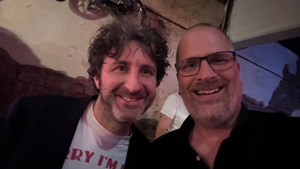 A selfie of Mark Watson and Rob Farley