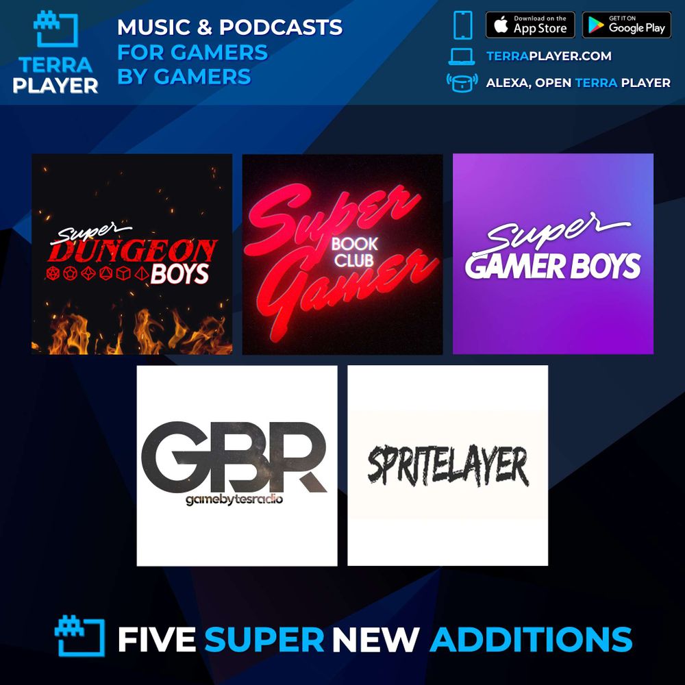 We've got five super new additions as we welcome two radio stations and three shows to Terra Player.