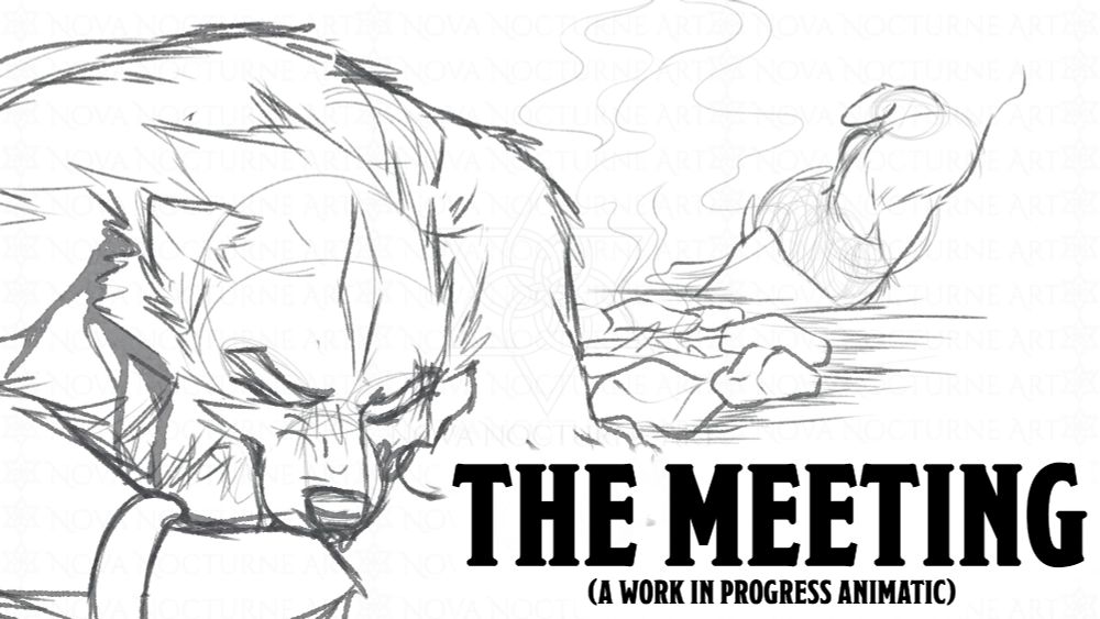 This clip features the main characters of one of my stories, Mal, a wolverine and Avala, a ringtail, during their first encounter with each other.

Avala, while seeking shelter from a blizzard, discovers the injured Mal within an ice cave. Alone in a foreign land, with no allies to speak of, Avala takes pity upon the unconscious brute. She uses what little scrap of fabric she can spare, torn from her own clothing, to pack Mal's wound, then tries to build a small fire for them to share. However, it's not quite enough to withstand the raging storm outside, nor is Avala, a desert dweller, built for such frigid lands. The torpor of hypothermia slowly begins to sink into her limbs. As she succumbs to the chill, the beastly giant awakens in a haze of bloodlust. Having just managed to escape the battle where he had received his injuries, he finds a stranger in his presence, but he knows not if she is friend or foe...

I would love to turn their full story into an animatic, so this is mostly a proof of concept at the moment. I really hope even without context or dialogue, that Mal's body language and expressions really shine through here.