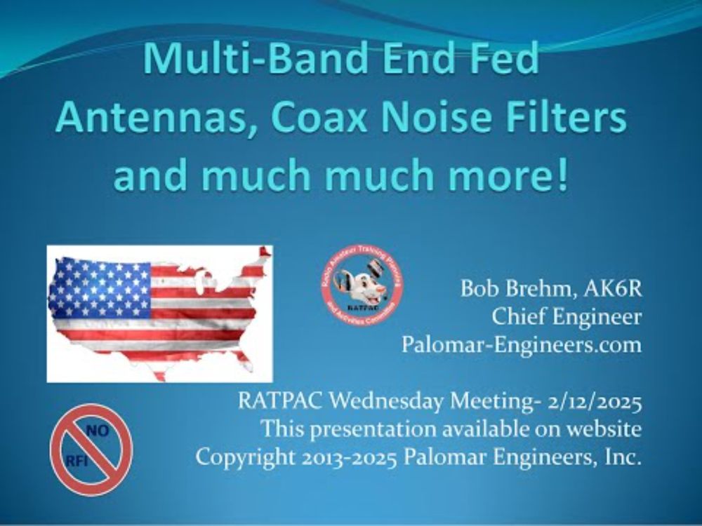 Palomar Engineering - Optimizing End-fed Antennas ~ 02/12/2025