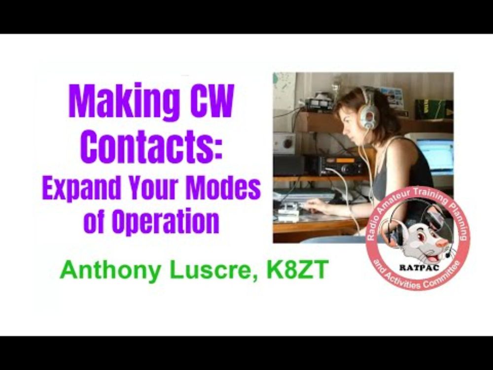 Making CW Contacts: Expand Your Modes of Operation ~ 3/12/02025