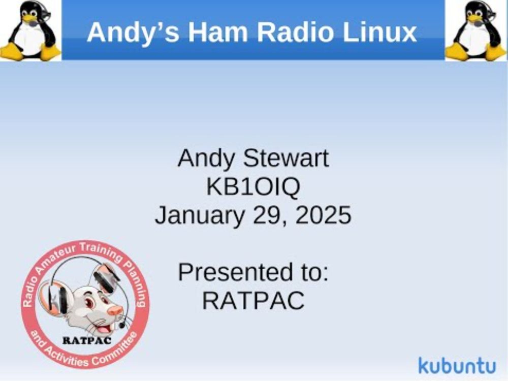 Andy's Ham Linux Distribution v26 Update ~ 01/29/2025