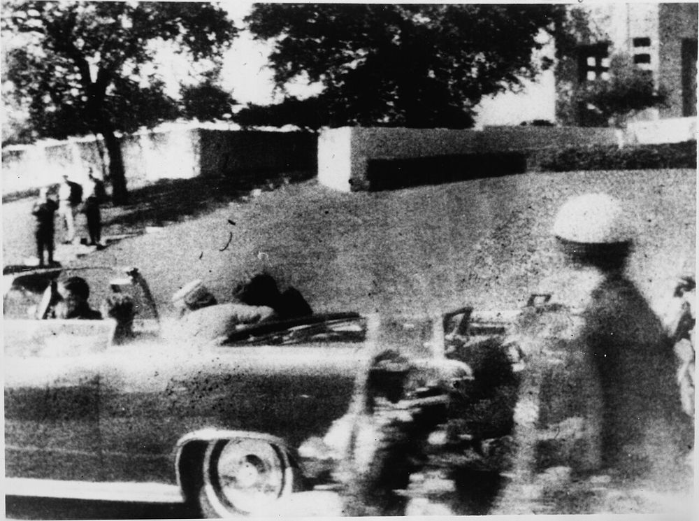 Mary Ann Moorman's photograph from moments after JFK was shot