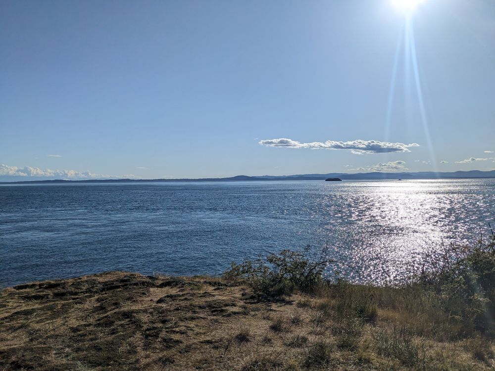 View of Canada, our friendly neighbors, from San Juan County Park! 