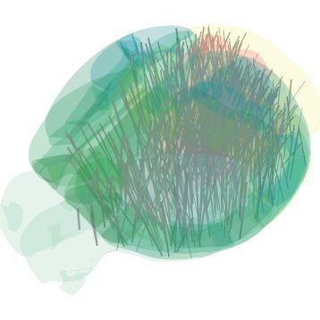Neuropixels insertions shown on a mouse brain