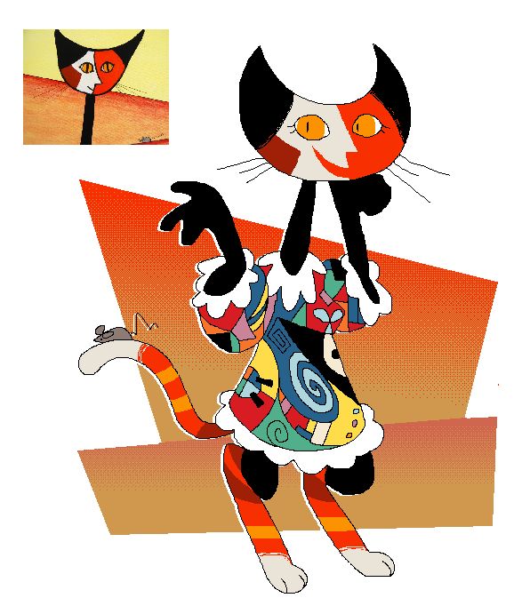 Norma Salt "Picasso's cat--El Gato"
