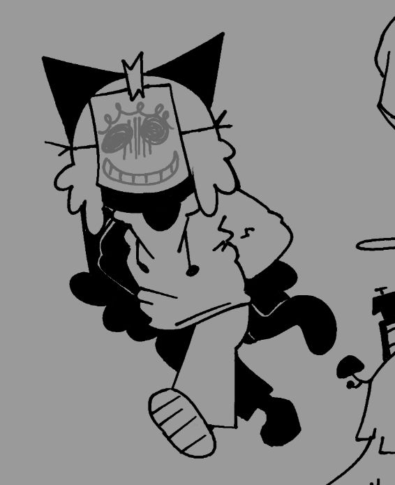 He's just a little shy.