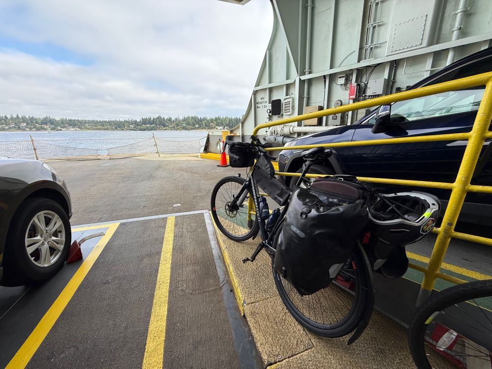 Bike on ferry
