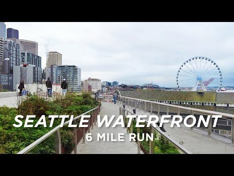 Seattle Waterfront Virtual Run (6 Miles) | 4K