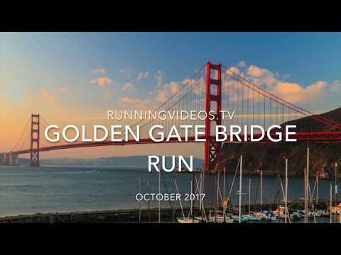 Golden Gate Bridge Virtual Run | Running Videos For Treadmill #virtualrun