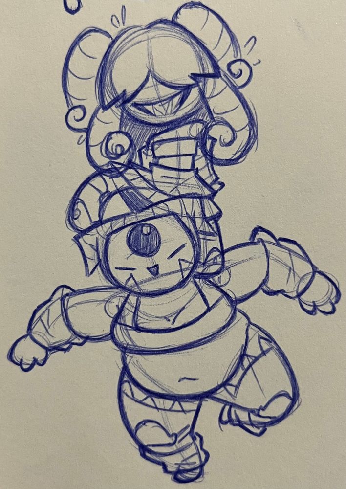Giggles, Tiff (OCs)

The two characters dressed up in outfits based off of MSM’s Teeter-Tauter, Giggles the jester has a mask with the two eye holes closed with the large gap replaced with a large eye carved into the mask, her hood loses the bells at the ends and has a striped pattern on it. Her top is replaced with a simple sports bra and her panties covered up with a pair of short shorts, her legs and arms have warmers over top of them and guards are placed onto her knees. Tiff the little freak has her hair styled in large curls unlike the usual points they’re at, her sweater vest completely swapped for a simple tube top and her skirt being segmented, she wears knee pads as well.