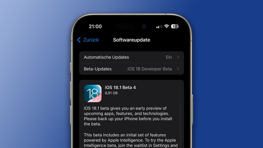 Neue Funktionen in iOS 18.1 Beta 4: Anrufaufzeichnung und -Transkription auch für ältere iPhones