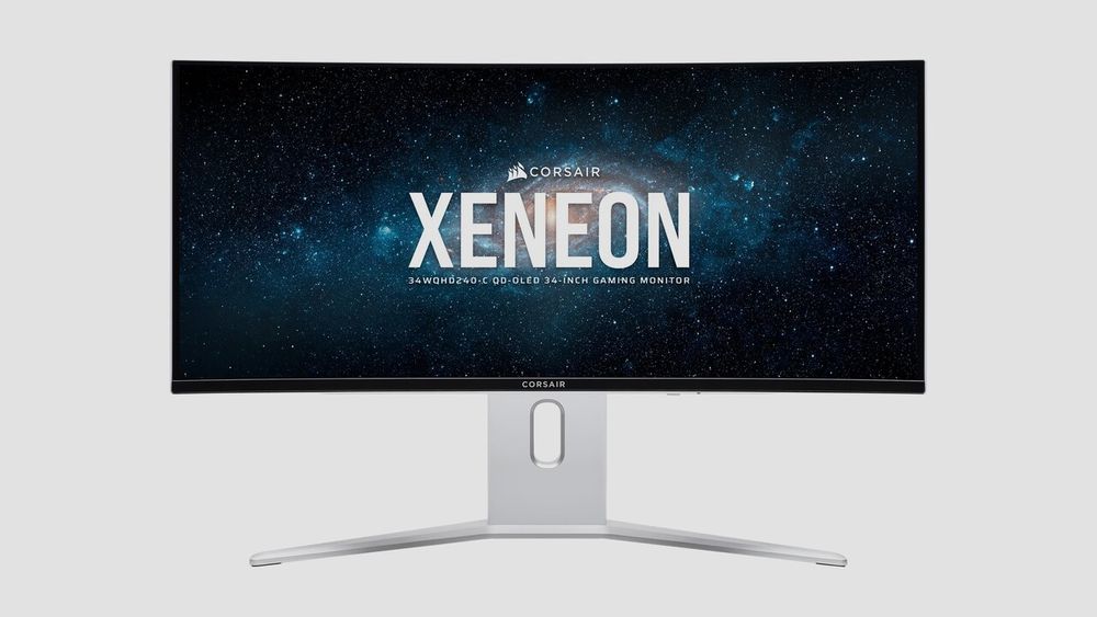 Corsair Xeneon 34WQHD240-C: Lüfterloser QD-OLED-Monitor mit 240 Hz und 1.000 nits