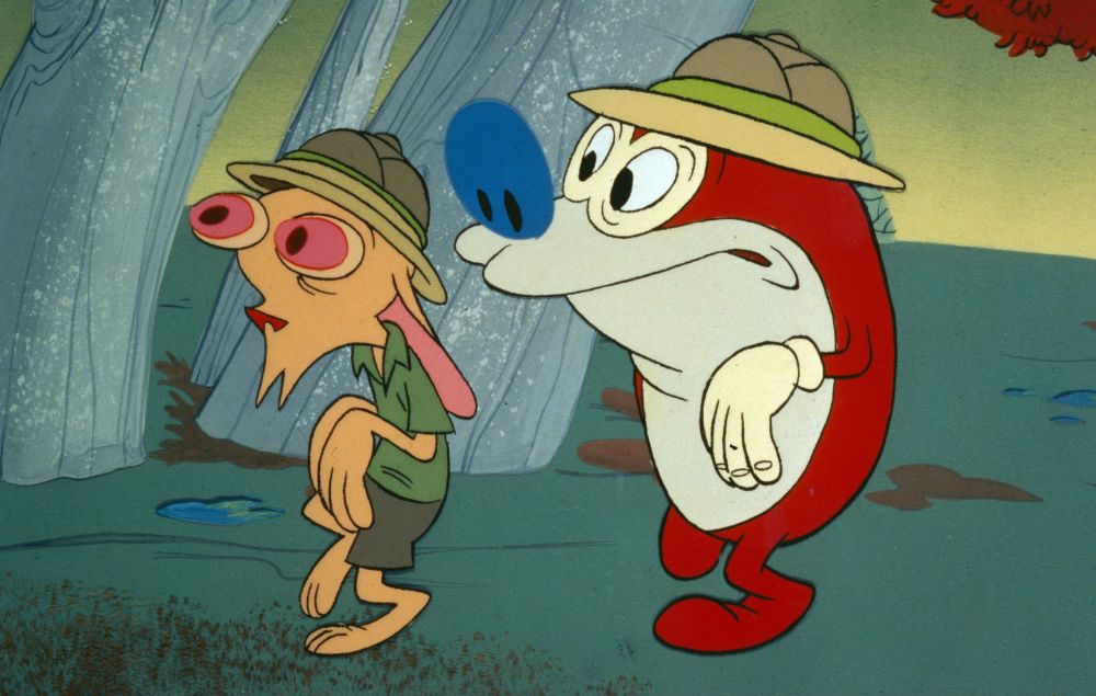 Ren and Stimpy cartoon characters 