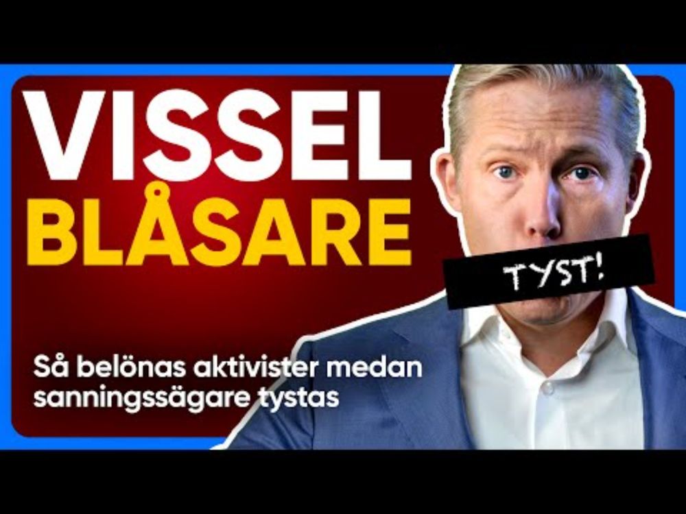 Sanningssägare TYSTAS - medan AKTIVISTER belönas